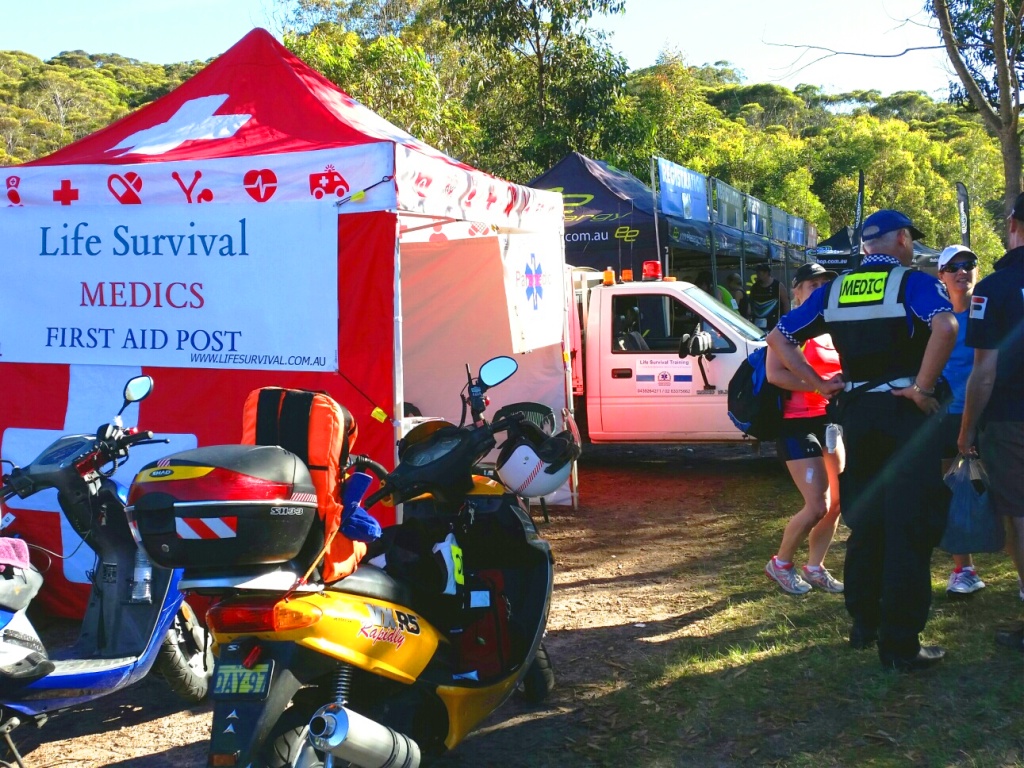 first_aid_post_triathlon_port_stephens